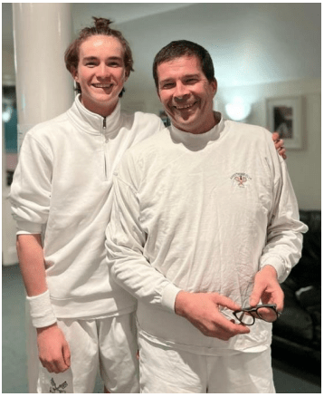 Henry and Mike Henman at Bristol